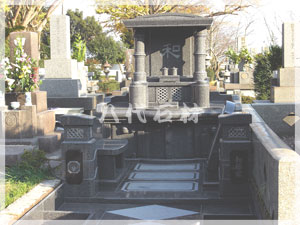 オリジナルデザイン墓石サンプル04